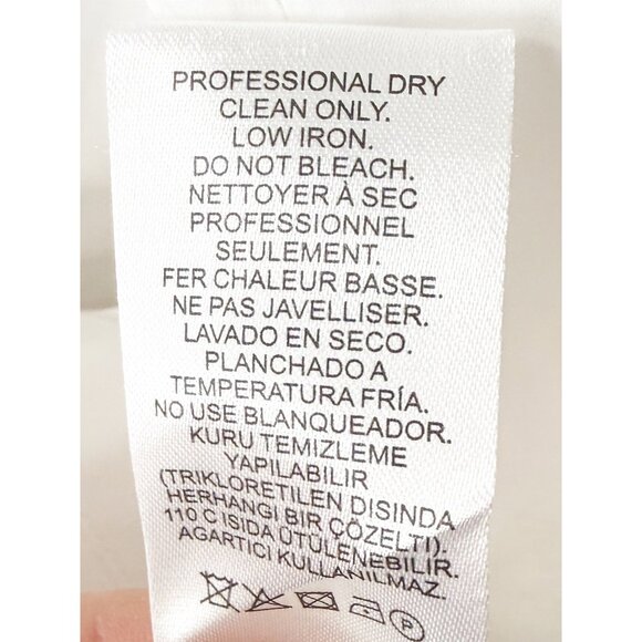 Tibi Eco Poplin Twisted Sleeve White Shirt Dress XS - Picture 11 of 13